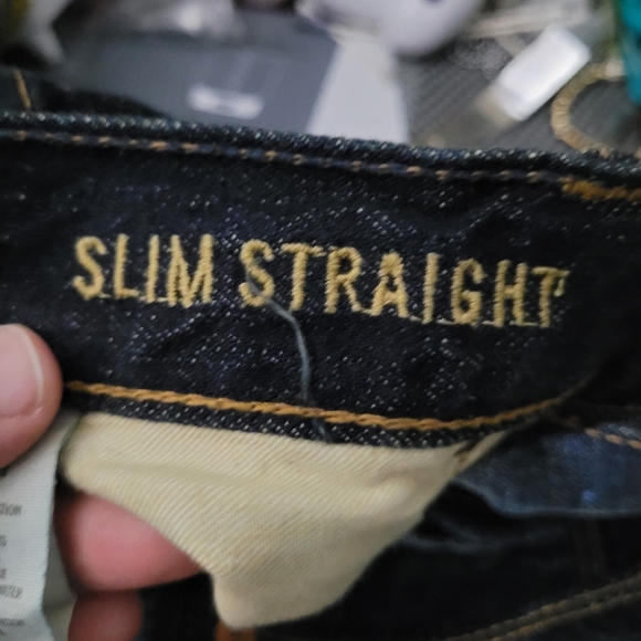 AMERICAN EAGLE | slim straight dark wash jeans - Picture 7 of 9